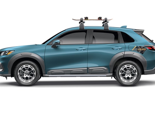 USホンダ純正 HONDA HR-V | ZR-V RZ系 ルーフラック クロスバー ルーフキャリア ベースキャリア 1台分 2本セット ホンダロゴ入 キー付 耐荷重 60kg