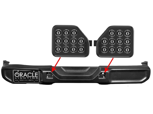 ORACLE LIGHTING 正規品】リアバンパー LEDリバースライト 配線