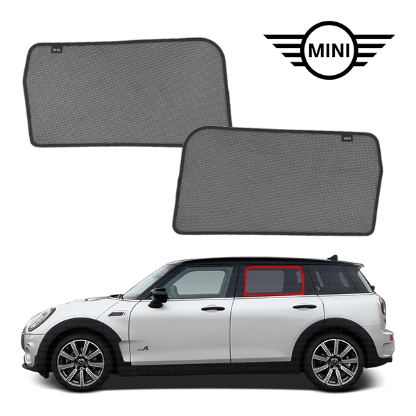 MINI純正 R55 CLUBMAN用サンシェード　リヤ・サイドウインドウ BMW MINI 純正アクセサリー R55 CLUBMAN サンシェードセット