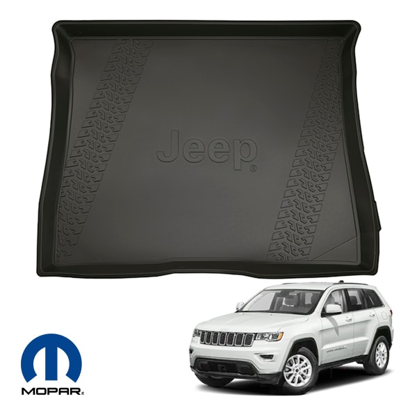 UK MOPAR純正 11-21y ジープ グランドチェロキー WK リアカーゴプロテクター カーゴマット ラゲッジマット カーゴライナー トランクマット JEEPロゴ入 オールウェザー対応 モパー