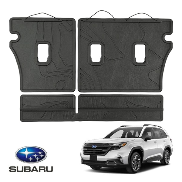 USスバル純正 SUBARU フォレスター SL系 リアシートバックプロテクター 後部座席背面カバー リアカーゴプロテクター カーゴライナー カーゴマット ラバーガード 傷防止 保護