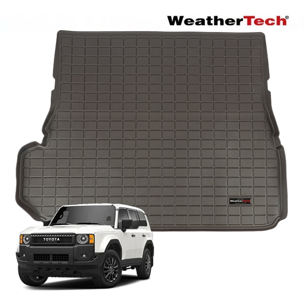【WeatherTech 正規品】トヨタ ランドクルーザー 250 ランクル 250系 VX ZX 7人乗り車用 オールウェザー リアカーゴプロテクター カーゴマット ラゲッジマット カーゴライナー トランクマット ココア 431775 リア 2列目以降 後部座席 ウェザーテック