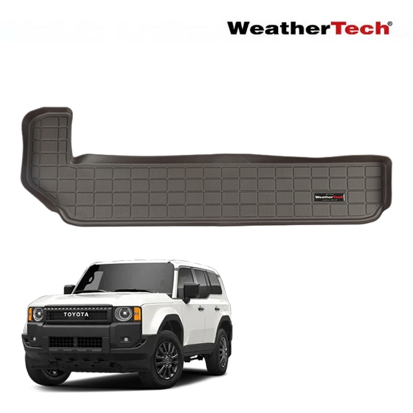 【WeatherTech 正規品】トヨタ TOYOTA ランドクルーザー 250 ランクル 250系 VX ZX 7人乗車用 専用設計 オールウェザー リア カーゴプロテクター カーゴマット ラゲッジマット カーゴライナー トランクマット ココア 431776 ウェザーテック