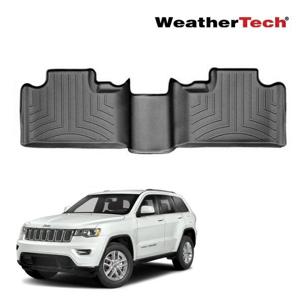 【WeatherTech 正規品】専用設計 オールウェザー フロアライナー フロアマット ラバーマット ブラック 443242 リア 2列目 後部座席 セカンドシート 13-15y ジープ グランドチェロキー ウェザーテック