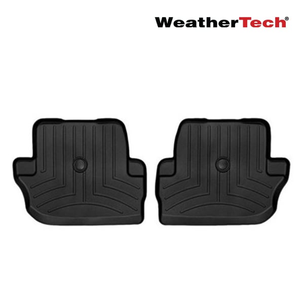 【WeatherTech 正規品】ジープ JEEP 18y- JL ラングラー 2ドア用 専用設計 オールウェザー ラバーマット フロアマット フロアライナー ブラック 4413133 リア 2列目 後部座席 1台分 ウェザーテック