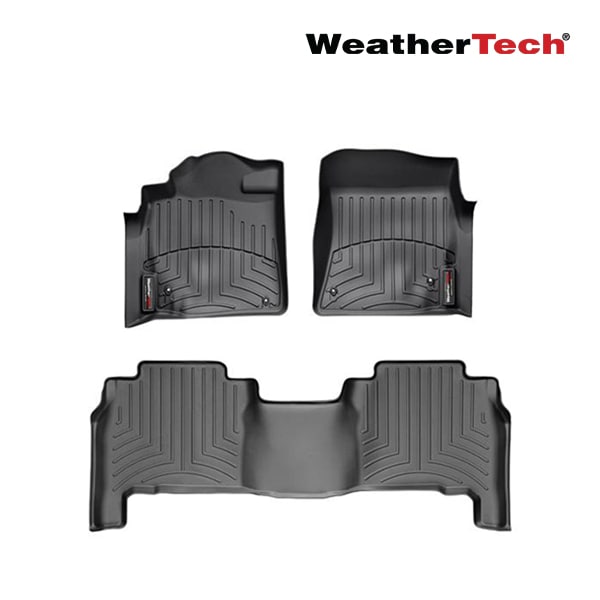 【WeatherTech 正規品】フロアライナー フロアマット ラバーマット ブラック 441571-441572 フロント & リア セット レクサス LEXUS 08-12y LX ウェザーテック