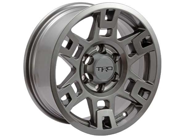 USトヨタ純正 TRD 17インチホイール グロスガンメタル PTR20-35110-G4 5本セット TRDロゴ入 JWL刻印あり TOYOTA FJクルーザー GSJ150W | ランドクルーザー ランクル プラド 150系 | ハイラックスサーフ 215系 他