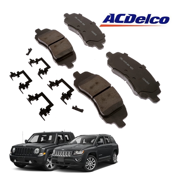 【ACDELCO 正規品】ジープ 12-16y コンパス MK 2.0L 2.4L MK49 | 09-16y パトリオット 2.0L 2.4L MK74 フロントブレーキパッド プロフェッショナル Gold セラミック 17D1285CHF1 1台分 左右セット
