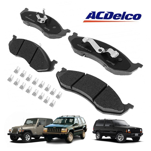 【ACDELCO 正規品】ジープ TJ ラングラー | 91-01y チェロキー 7MX | 93-98y グランドチェロキー ZG フロントブレーキパッド アドバンテージ Silver セラミック 14D477CHF1 1台分 左右セット