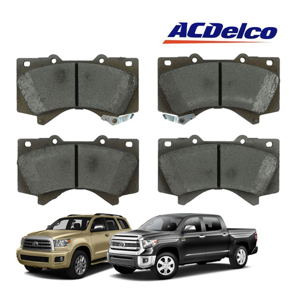 【ACDELCO 正規品】トヨタ 07-21y タンドラ | 08-21y セコイア フロントブレーキパッド アドバンテージ Silver セラミック 14D1303CHF1 1台分 左右セット