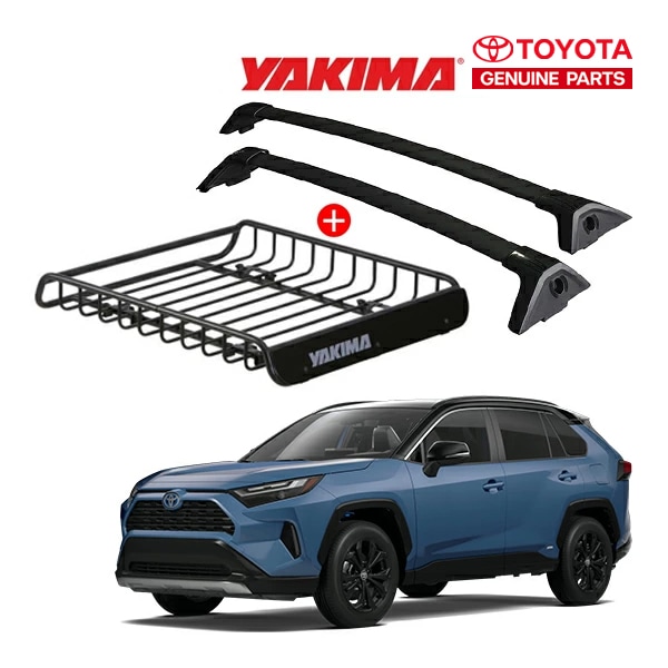 USトヨタ純正 RAV4 50系 ベースキャリア + YAKIMA ロードウォーリアー