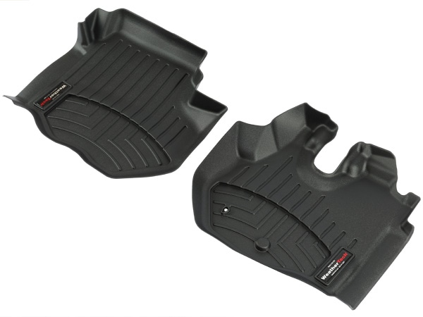【WeatherTech 正規品】トヨタ ハイエース H200系 標準ボディ ナローボディ 右ハンドル車用 平成16年8月-現行 専用設計 オールウェザー フロアライナー フロアマット ラバーマット ブラック 4417591 フロントシート 1列目 左右セット ウェザーテック