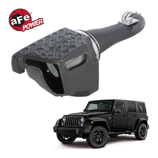 【aFe Power 正規品】ジープ JK ラングラー 3.6L Momentum GT コールドエアインテーク エアフィルター Pro DRY S 乾式 51-76204 エアーフィルター エアクリーナー エーフパワー