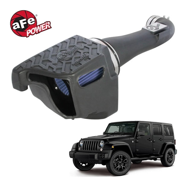 【aFe Power 正規品】ジープ JK ラングラー 3.6L Momentum GT コールドエアインテーク エアフィルター Pro5R 湿式 オイル式 54-76204 エアーフィルター エアクリーナー エーフパワー