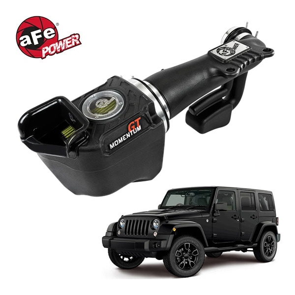 【aFe Power 正規品】ジープ JK ラングラー 3.6L Momentum GT コールドエアインテーク エアフィルター Pro-GUARD 7 湿式 オイル式 75-76212 エアーフィルター エアクリーナー エーフパワー