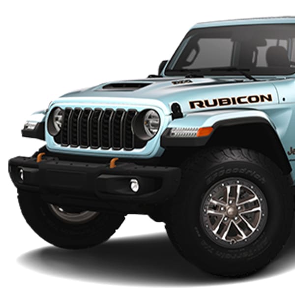 カリフォルニアカスタム ジープ JL ラングラー ルビコン392ルック ボンネットフードキット 交換用フード一式 ボンネットフードエンブレムバッジ付 未塗装 RUBICON392
