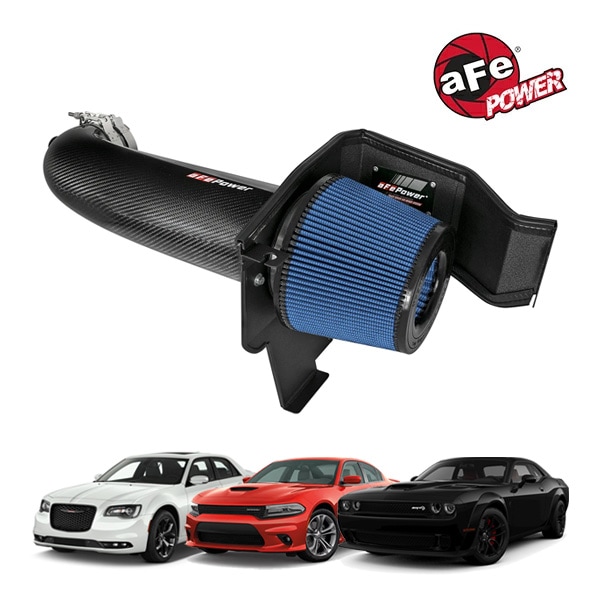 【aFe Power 正規品】11-23y ダッジ チャレンジャー チャージャー | 11-23y クライスラー 300 Track Series カーボンファイバー コールドエアインテーク エアフィルター Pro5R 湿式 オイル式 54-12162-C エアーフィルター エアクリーナー エーフパワー