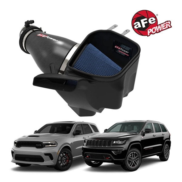 【aFe Power 正規品】19-21y ジープ グランドチェロキー WK | 21y- ダッジ デュランゴ Track Series カーボンファイバー コールドエアインテーク エアフィルター Pro5R 湿式 オイル式 57-10009R エアーフィルター エアクリーナー エーフパワー