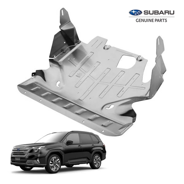 USスバル純正 SUBARU フォレスター SL系 令和7年4月-現行 エンジンアンダーガード エンジンアンダーカバー アンダーボディカバー アルミ製