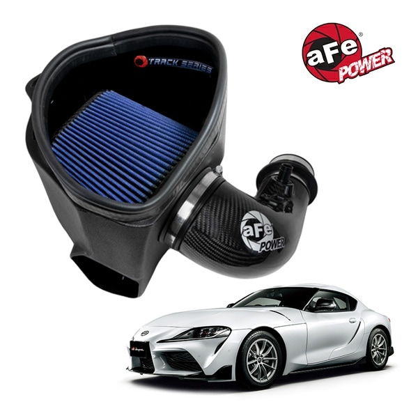 【aFe Power 正規品】トヨタ GRスープラ SZ SZ-R DB系 令和1年5月-現行 Track Series カーボンファイバー コールドエアインテーク エアフィルター Pro5R 湿式 オイル式 57-10026R エアーフィルター エアクリーナー エーフパワー