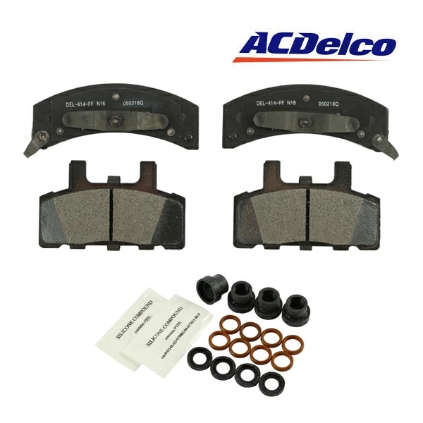 【ACDELCO 正規品】シボレー タホ サバーバン アストロ ブレイザー C-1500 K-1500 GMC ユーコン シエラ サファリ サバナ キャデラック エスカレード ダッジ ラムピックアップ フロントブレーキパッド プロフェッショナル セラミック 1台分 左右セット 17D369MH