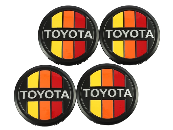 USトヨタ純正 TOYOTA 22y- タンドラ | 24y- タコマ | ランドクルーザー 250 ランクル 250系 令和6年4月-現行 18インチ アルミホイール用 センターキャップ TRD Rally Package PT998-34250-F0 1台分 4個セット