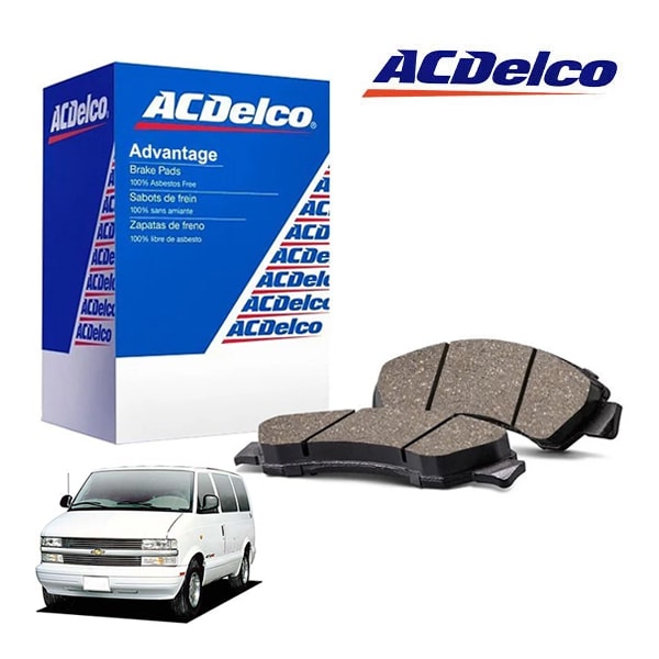 【ACDELCO 正規品】85-02y シボレー アストロ | GMC サファリ 2WD フロントブレーキパッド アドバンテージ Silver セラミック 14D52CHF1 1台分 左右セット