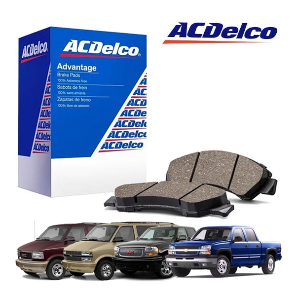 【ACDELCO 正規品】03-05y シボレー アストロ GMC サファリ | 99-06y シルバラード シエラ リアブレーキパッド アドバンテージ Silver セラミック 14D792CH 1台分 左右セット