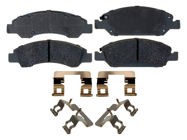 【ACDELCO 正規品】08-18y シボレー タホ サバーバン GMC ユーコン ユーコンXL 08-18y キャデラック エスカレード 07-13y シルバラード シエラ 09-13y エクスプレス サバナ フロントブレーキパッド アドバンテージ Silver セラミック 1台分 左右セット 14D1363CH
