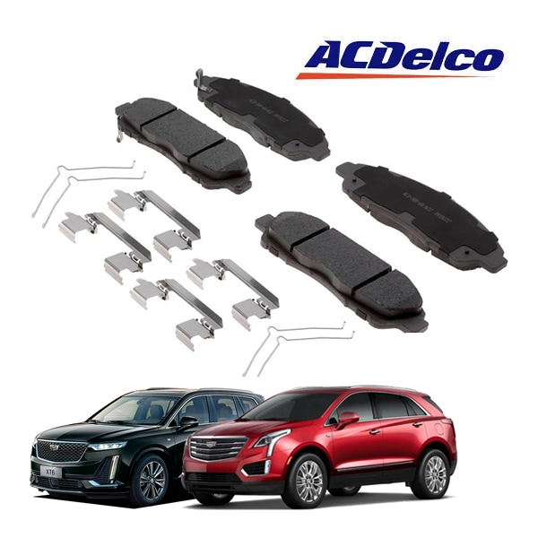 【ACDELCO 正規品】17-20y キャデラック XT5 | 20y XT6 フロントブレーキパッド アドバンテージ Silver セラミック 14D1896CHF1 1台分 左右セット