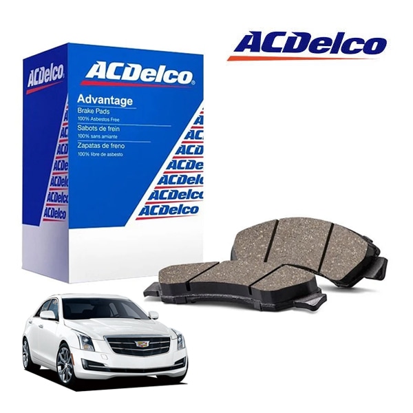 【ACDELCO 正規品】13-19y キャデラック ATS フロントブレーキパッド アドバンテージ Silver セラミック 14D1522CHF1 1台分 左右セット