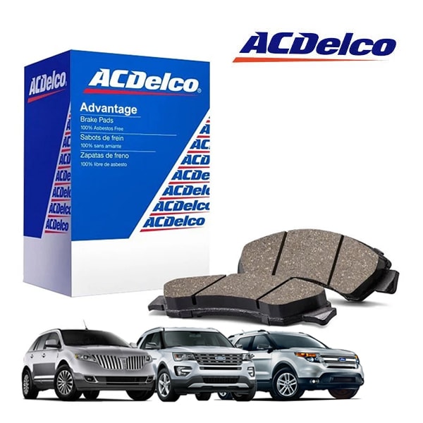 【ACDELCO 正規品】11-17y フォード エクスプローラー | 11-13y リンカーン MKX リアブレーキパッド アドバンテージ Silver セラミック 14D1377CHF1 1台分 左右セット