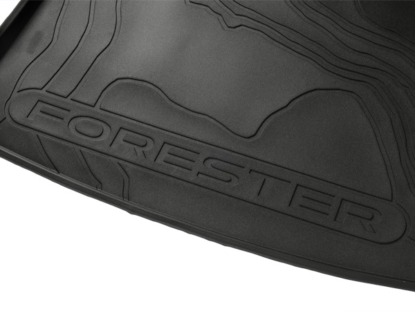USスバル純正 SUBARU フォレスター SL系 S:HEV e-BOXER ハイブリッド車用 令和7年4月-現行 オールウェザー リアカーゴプロテクター カーゴマット ラゲッジマット カーゴライナー トランクマット FORESTERロゴ入