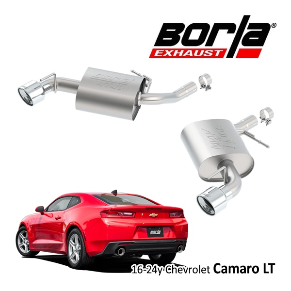 Borla 正規品】16-24y シボレー カマロ LT 3.6L Axle-Back アクスル