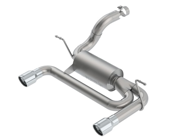 【Borla 正規品】18y- ジープ JL ラングラー 3.6L Axle-Back アクスルバック エキゾーストシステム ステンレス マフラー 左右2本出し ATAK 11957 ステンレススチール ポリッシュチップ ボーラ