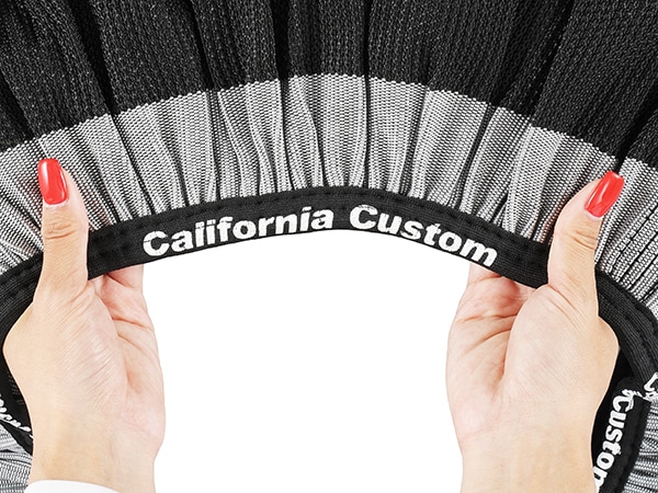 カリフォルニアカスタム スノーソックス 布製 非金属 タイヤチェーン WHITEWALL LABEL Lサイズ 汎用 フロント リア 4WD