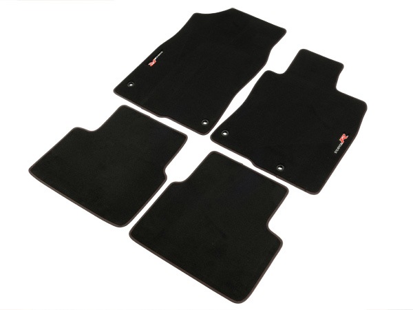 UKホンダ純正 HONDA シビック タイプ R FK8 右ハンドル車用 エレガンス フロアマット カーペット ブラック TYPE Rロゴ 刺繍入り フロント リア 1台分 4枚セット CIVIC