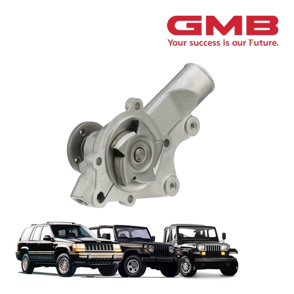 【GMB 正規品】ジープ JEEP 91-96y YJ ラングラー | 96-99y TJ ラングラー | 93-98y グランドチェロキー ZJ 4.0L用 ウォーターポンプ 110-1090
