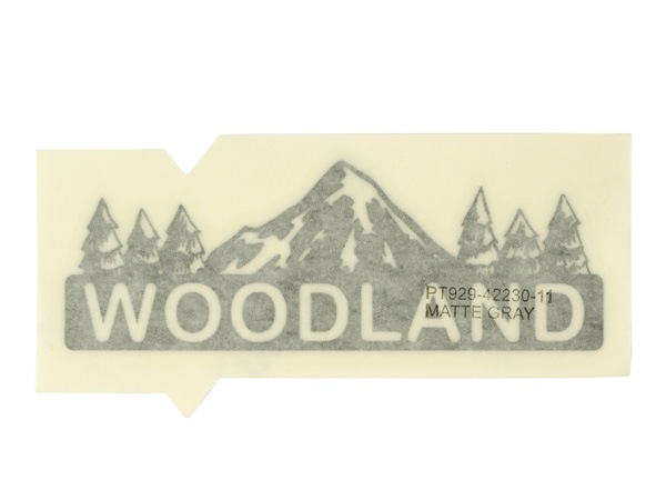 USトヨタ純正 TOYOTA RAV4 50系 平成31年4月-令和7年12月 Woodland Edition デカール グレー リアゲート用