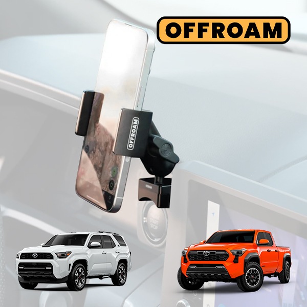 【OFFROAM 正規品】トヨタ TOYOTA 24y- タコマ ダッシュボード固定 スマートフォンホルダー スマホホルダー スマホスタンド 車載ホルダー