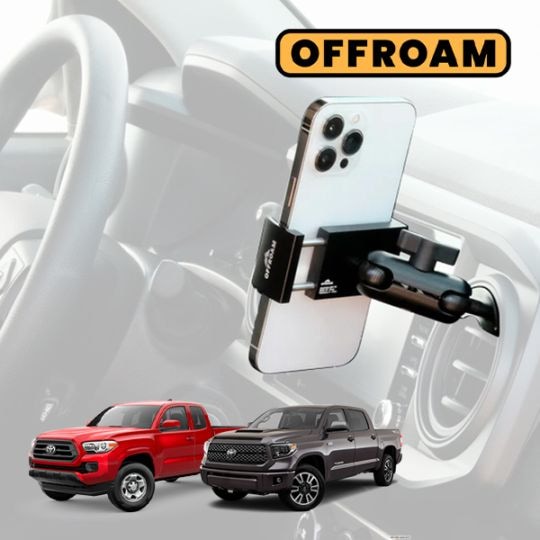 【OFFROAM 正規品】トヨタ TOYOTA 16-23y タコマ | 14-21y タンドラ エアコン固定 スマートフォンホルダー スマホホルダー スマホスタンド 車載ホルダー