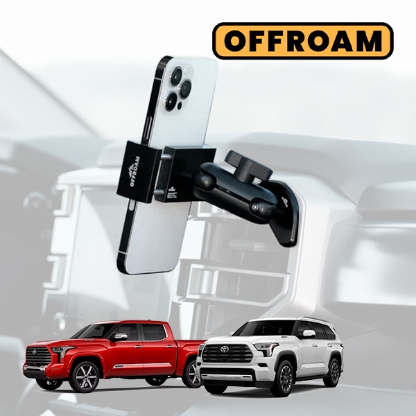 【OFFROAM 正規品】トヨタ TOYOTA 22y- タンドラ | 23y- セコイア エアコン固定 スマートフォンホルダー スマホホルダー スマホスタンド 車載ホルダー