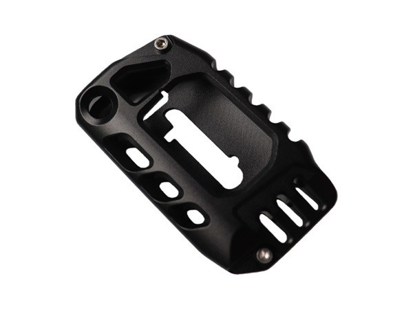 カリフォルニアカスタム JEEP ジープ JL ラングラー | JT グラディエーター キーレス リモコン カバー アルミ製 ブラック キーカバー キーレスカバー リモコンカバー キーケース