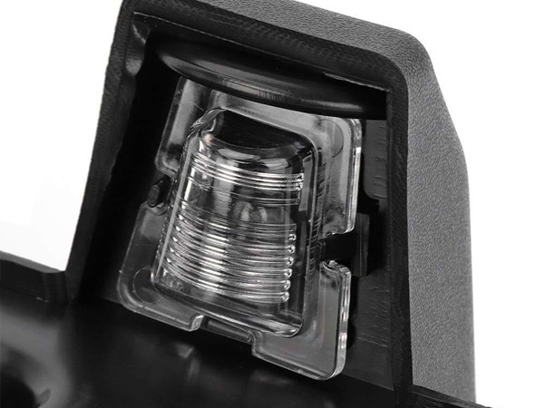 カリフォルニアカスタム ジープ JK ラングラー 2ドア | ラングラー アンリミテッド 4ドア リア ナンバープレート 移設キット LEDバルブ付 北米仕様 ナンバーフレーム