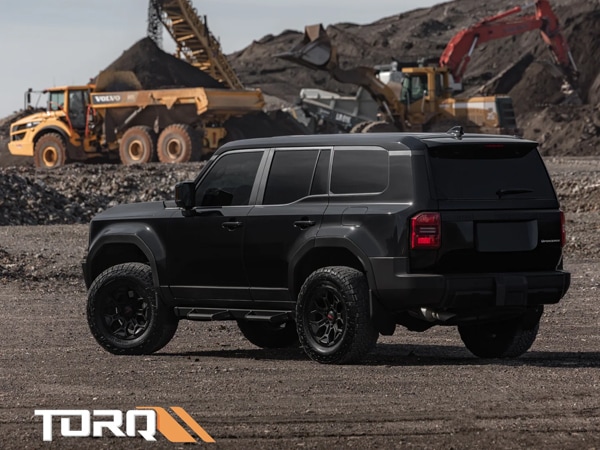 【TORQ Engineering 正規品】トヨタ ランドクルーザー 250 ランクル 250系 令和6年4月-現行 3インチ リフトアップ レベリングキット フロントストラットスペーサー リアコイルスペーサー ブラックアルマイト仕上げ