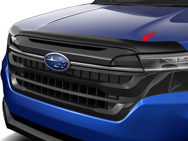 【HUSKY LINERS 正規品】スバル SUBARU フォレスター SL系 令和7年4月-現行 Aeroskin フードプロテクター バグガード ボンネットガード ボンネットプロテクター スモーク 両面テープ ハスキーライナーズ