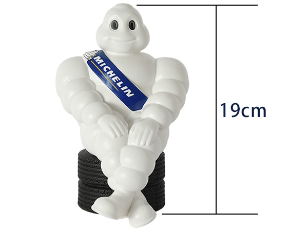 【MICHELIN正規品】ミシュラン ビバンダム ムッシュビバンダム ミシュランマン 19cm フィギュア タイヤ台座 両面テープ固定 人形 置物 ポージング オブジェ ミシェランガイド ミシェランレストラン