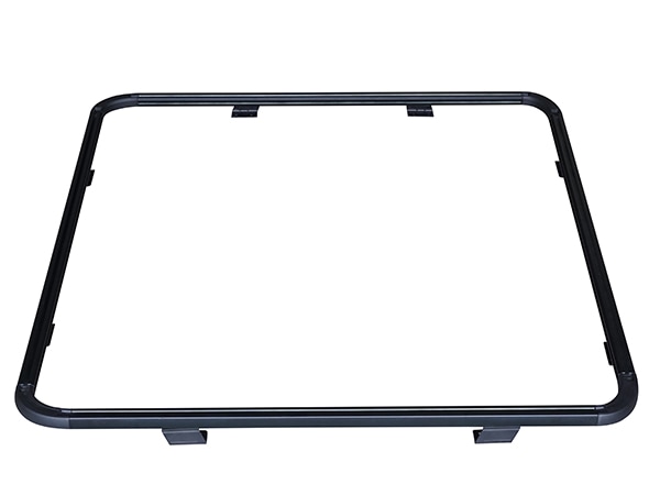 カリフォルニアカスタム ジープ JEEP JK ラングラー JL ラングラー フラットルーフラック装備車用 フラットラック用 サイドアーム TYPE-C 枠タイプ 1セット サイズ 幅138cm 縦143cm ルーフラック クロスバー ベースキャリア ルーフキャリア