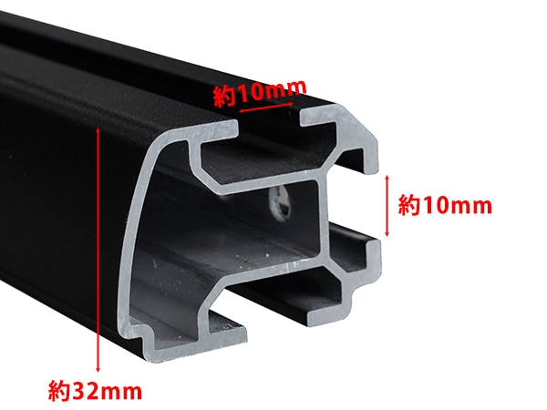 カリフォルニアカスタム ジープ JEEP JK ラングラー JL ラングラー フラットルーフラック装備車用 フラットラック用 サイドアーム TYPE-C 枠タイプ 1セット サイズ 幅138cm 縦143cm ルーフラック クロスバー ベースキャリア ルーフキャリア