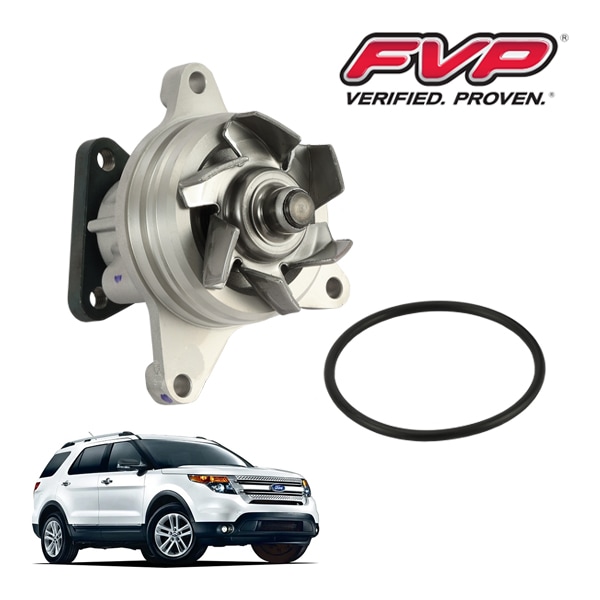 【FVP 正規品】フォード 12-15y エクスプローラー エコブースト 2.0L用 ウォーターポンプ ガスケット付 125-6000